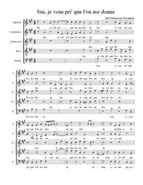 Sus, je vous pri' que l'on me donne