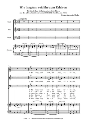 Wie langsam seid ihr zum Erhören