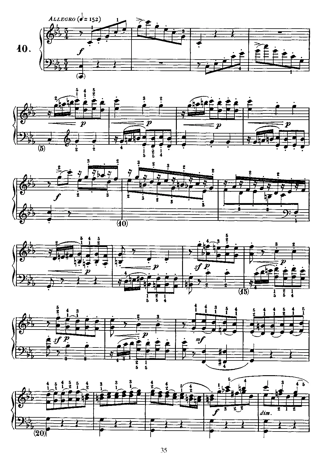 Keyboard Sonata in C minor - Page 1