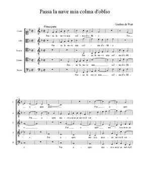 Passa la nave mia colma d'oblio