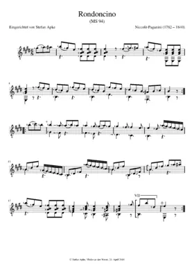 Rondoncino in E major