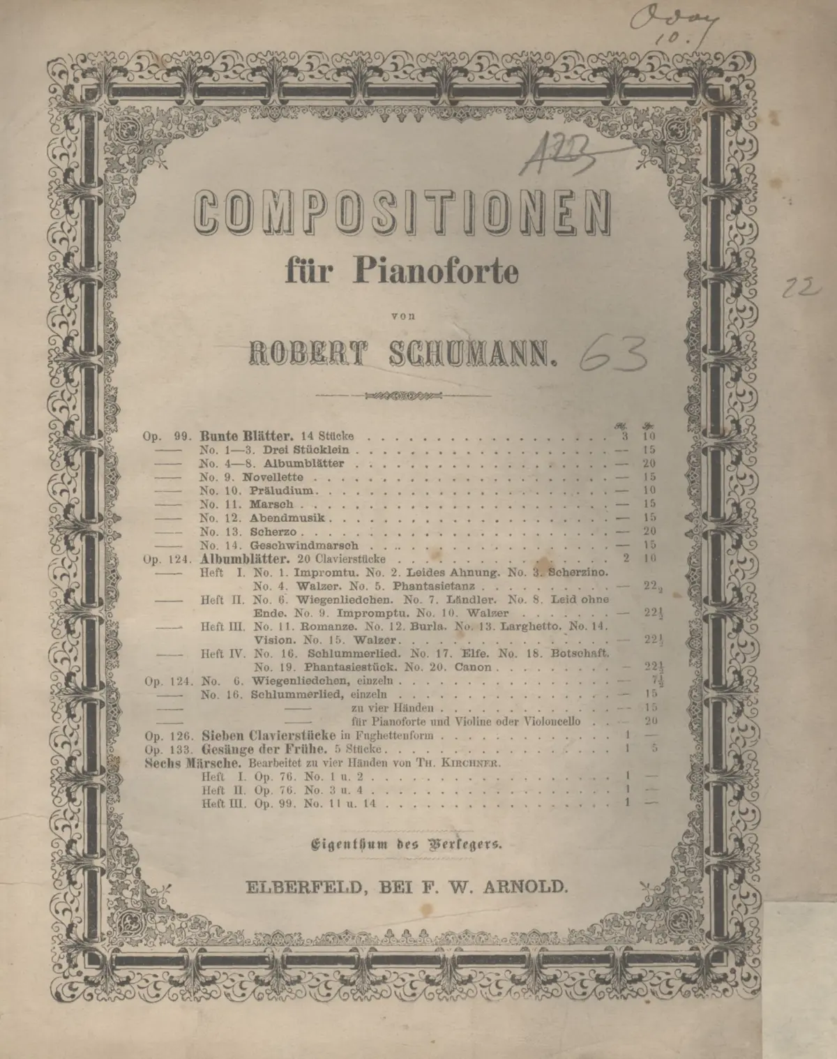 Bunte Blätter - Page 1