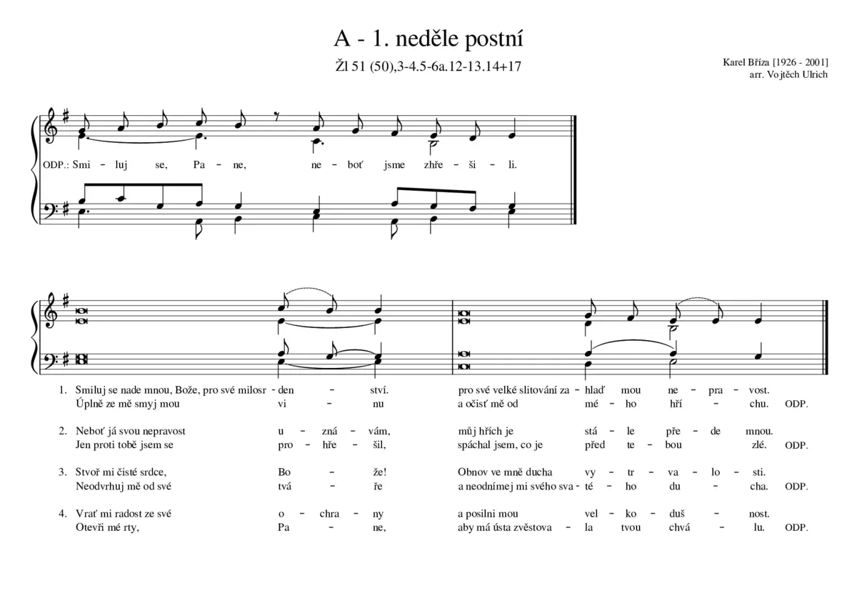 A - 1. neděle postní - Page 1