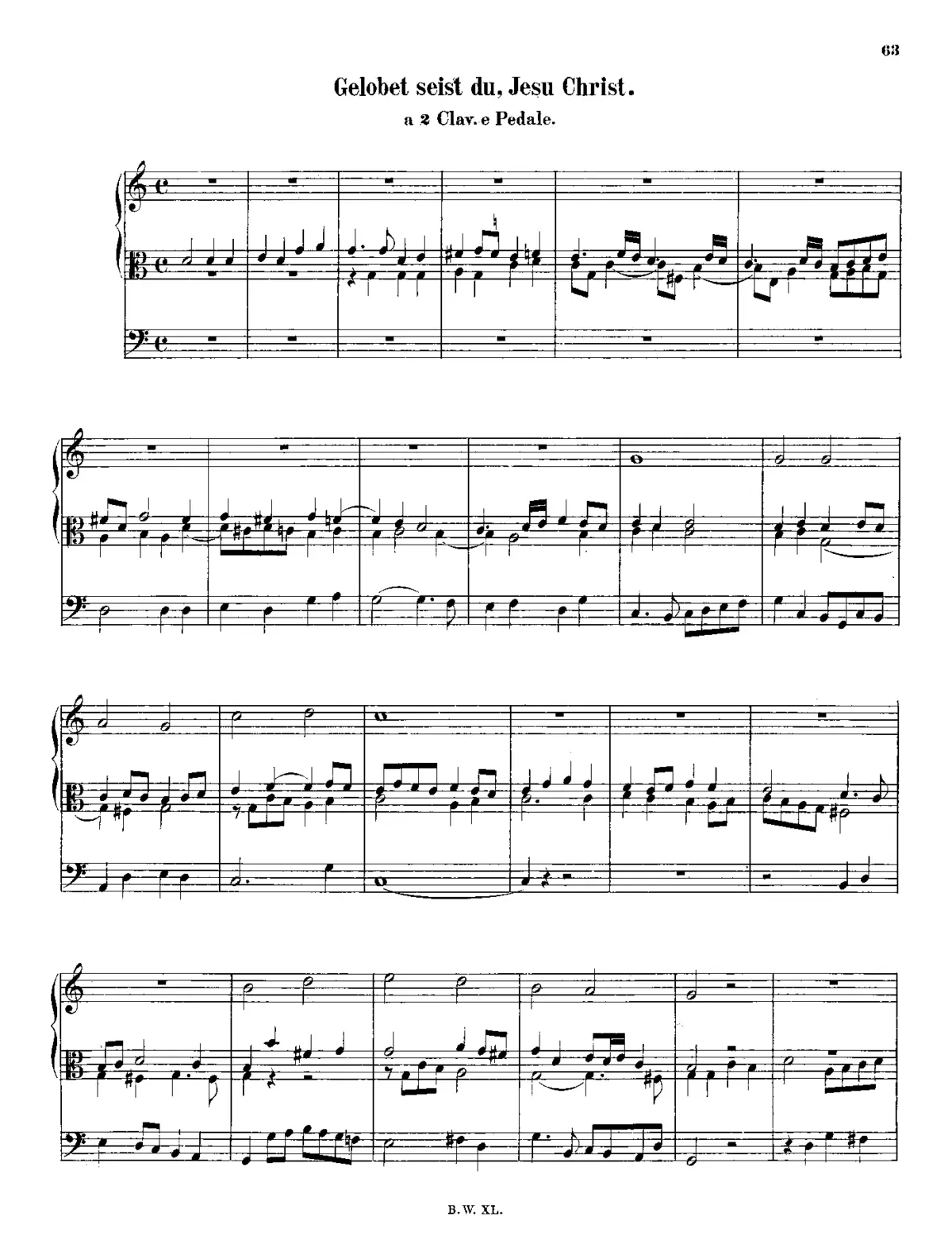 Gelobet seist du, Jesu Christ - Page 1