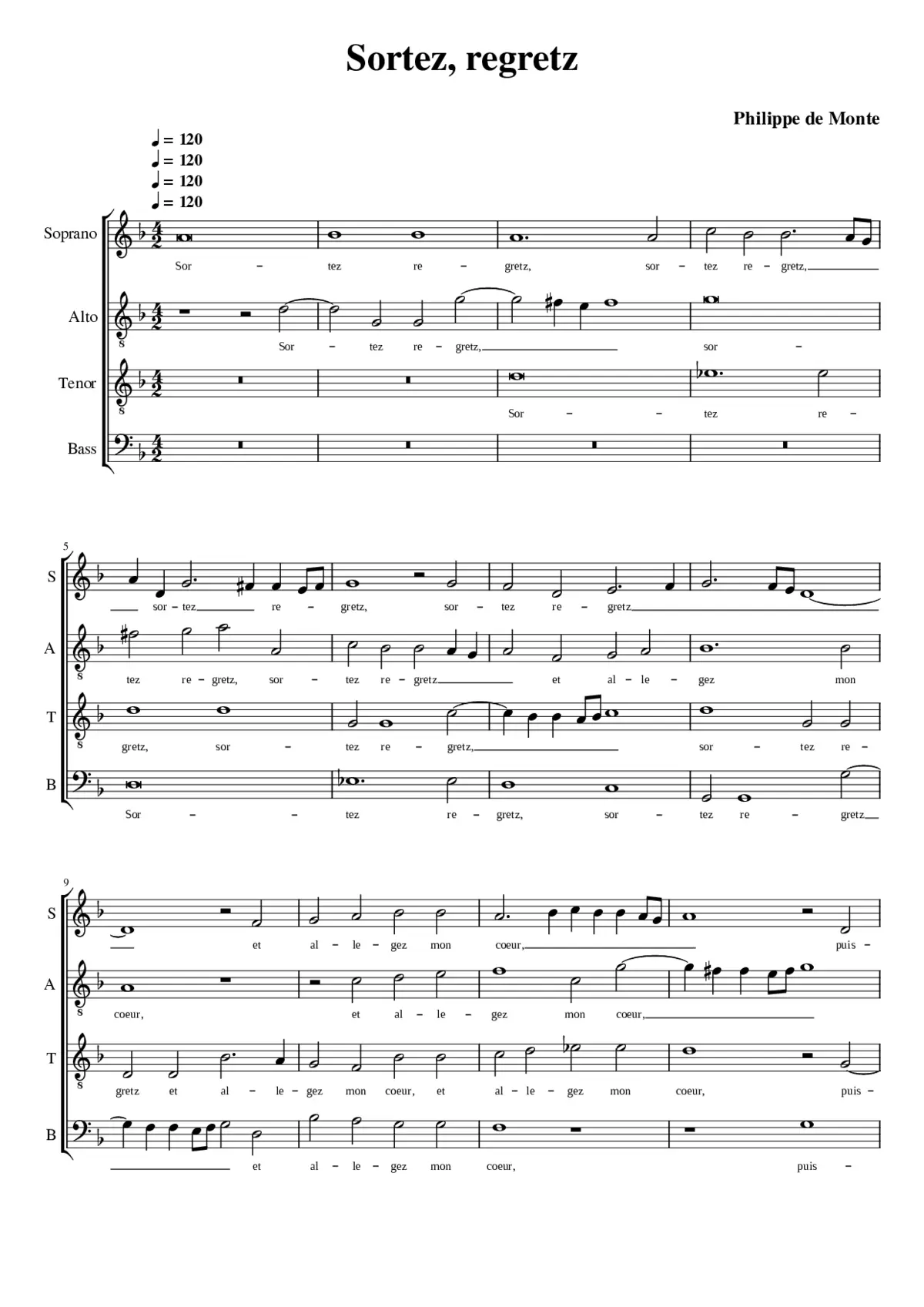 Sortez regretz - Page 1