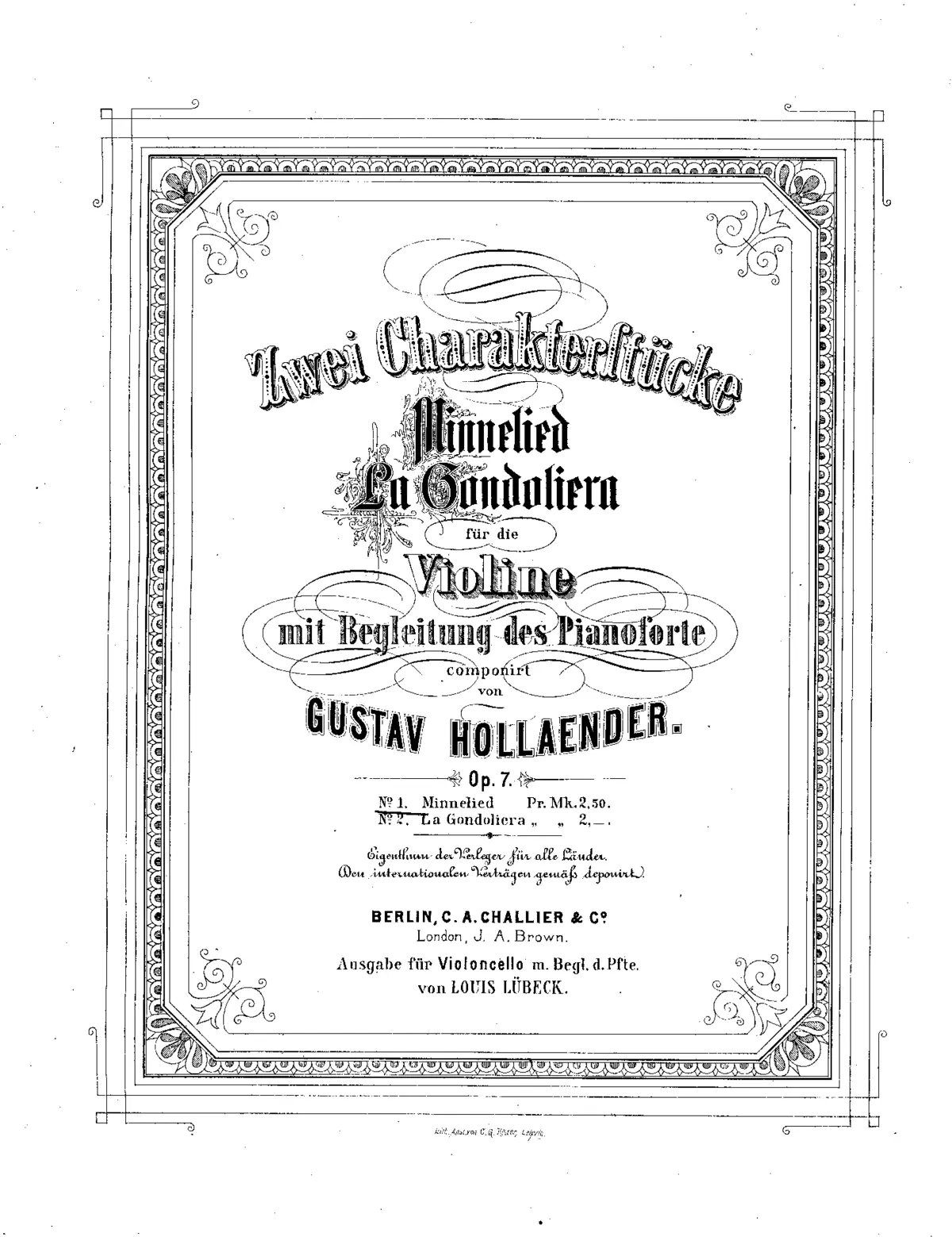 2 Charakterstücke - Page 1
