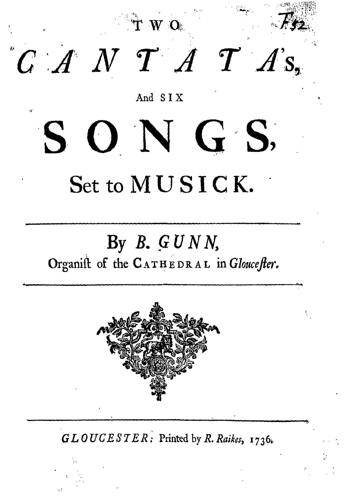 2 Cantatas and 6 Songs - Page 1