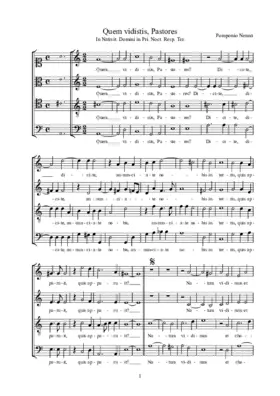 Quem vidistis pastores