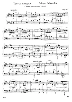 Mazurka No.3