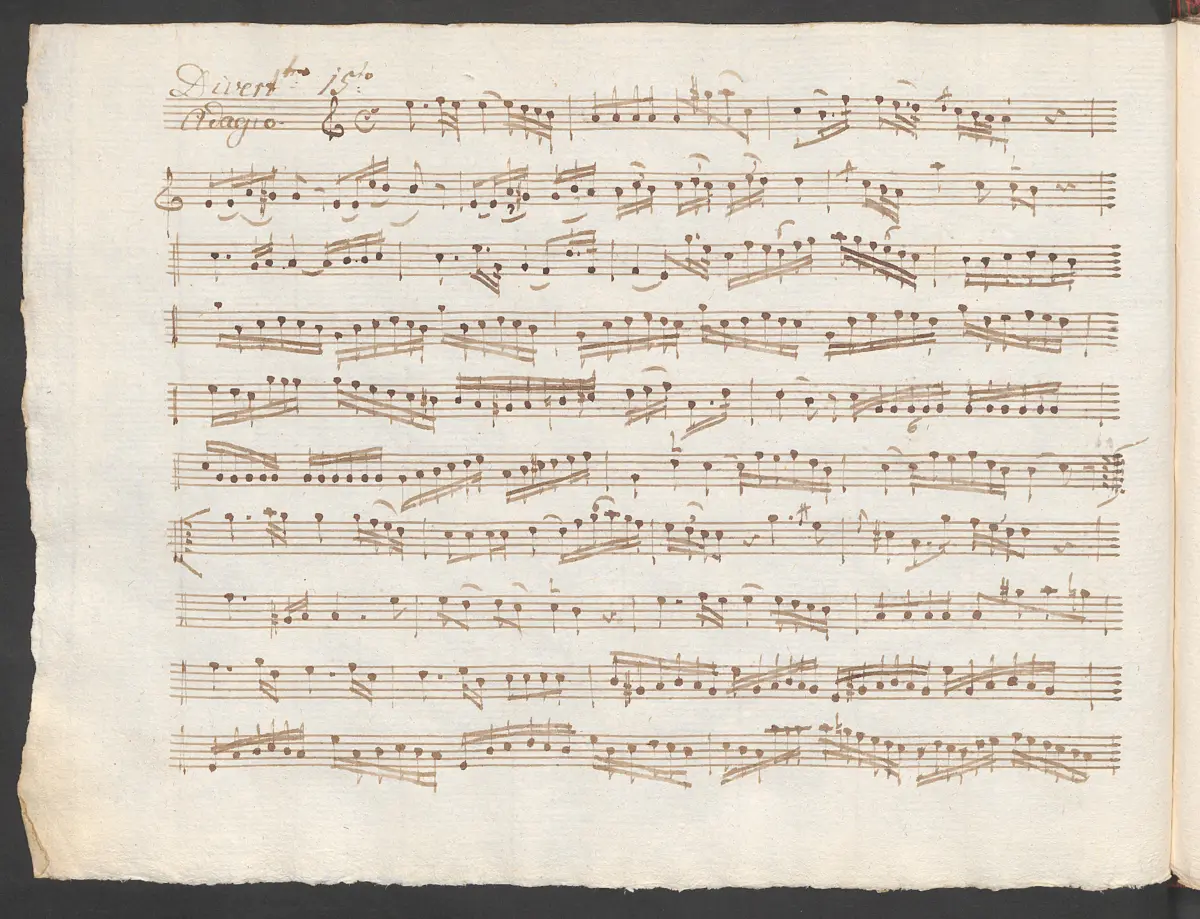 Baryton Trio in A minor - Page 1
