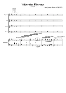 Wider den Übermut Hob. XXVc:7