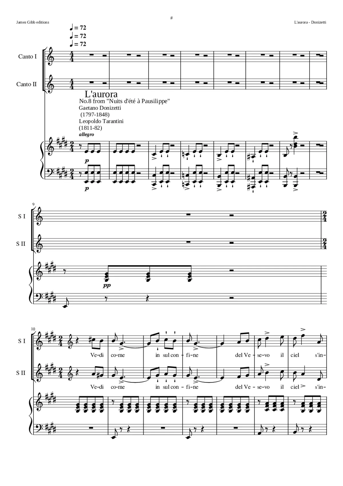 L'aurora - Page 1