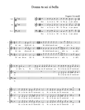 Donna tu sei sì bella