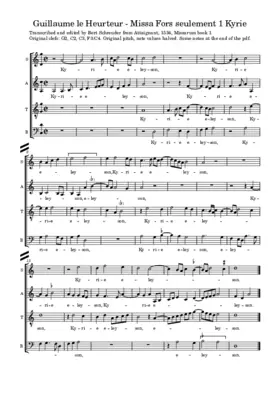 Missa Fors seulement