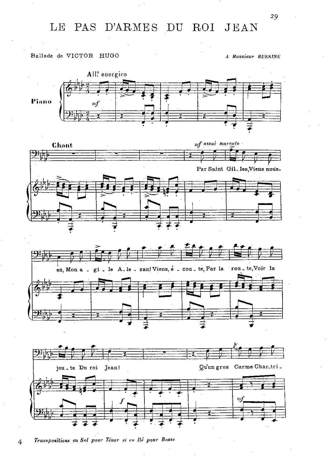 Le pas d'armes du Roi Jean - Page 1