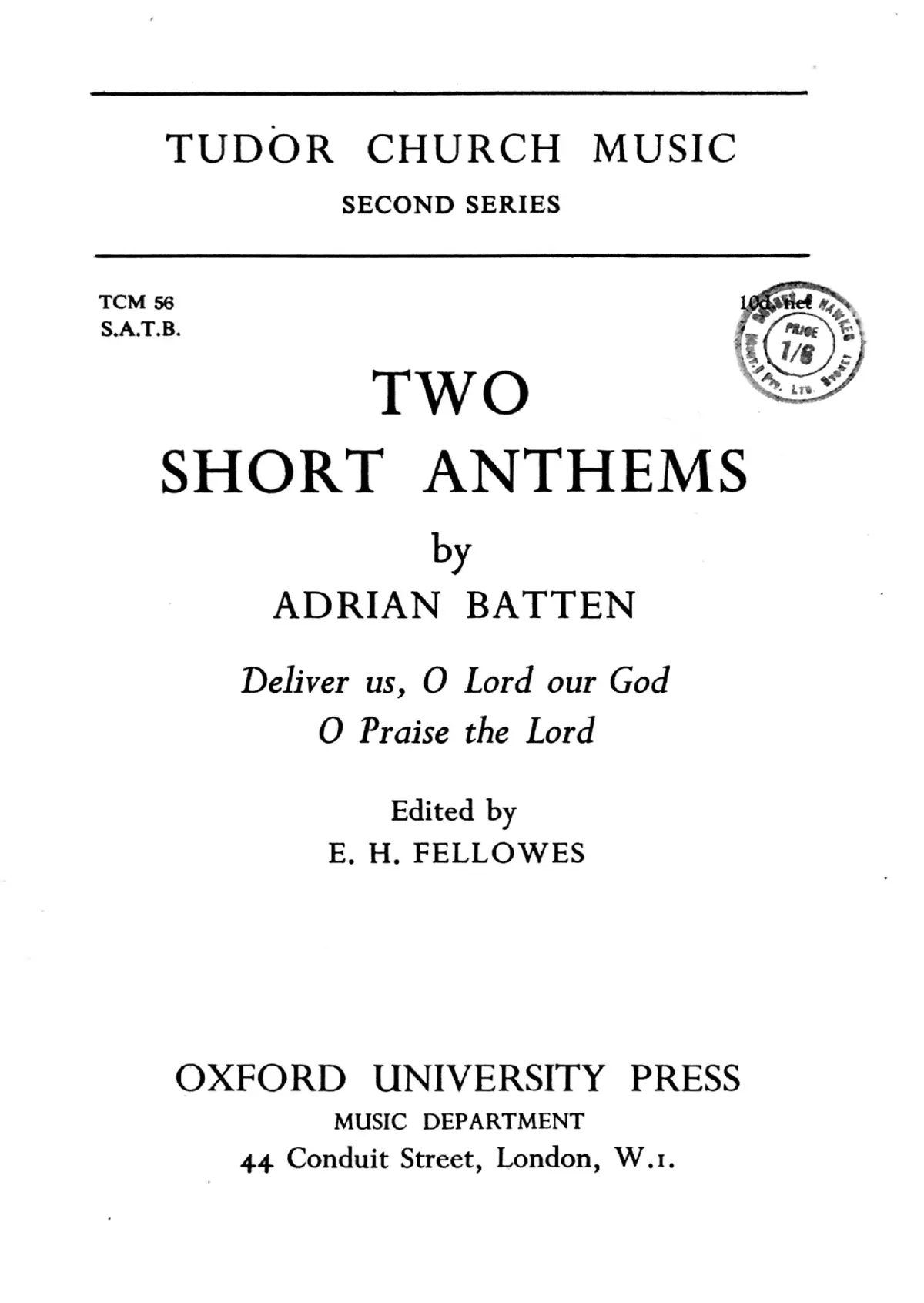 Two Short Anthems - Page 1