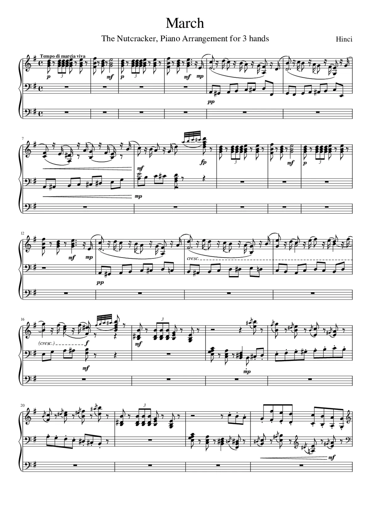 The Nutcracker (ballet) Op.71 - Page 1