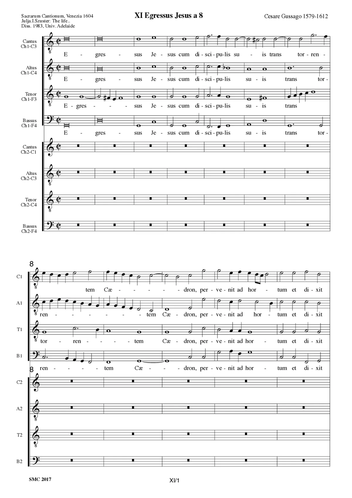 Egressus Jesus a 8 - Page 1