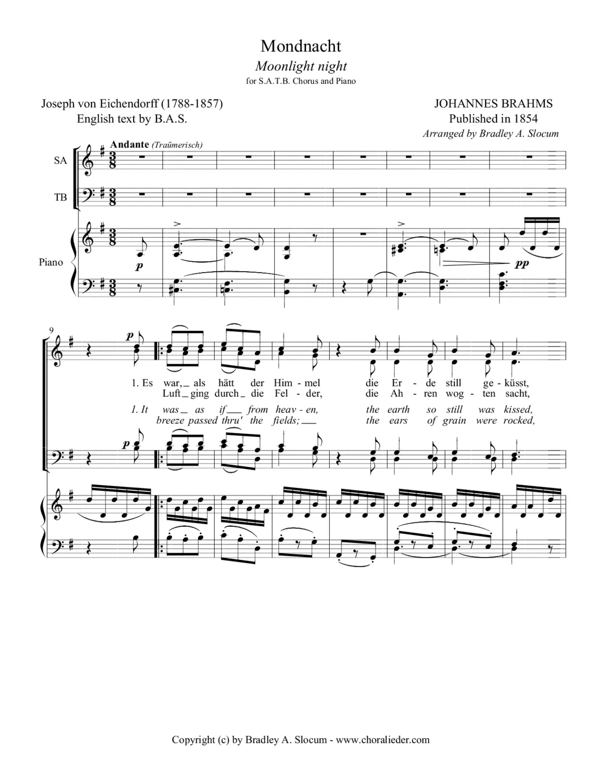 Mondnacht - Page 1