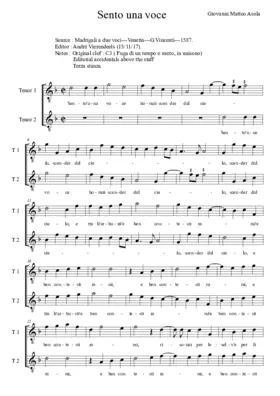 Sento una voce