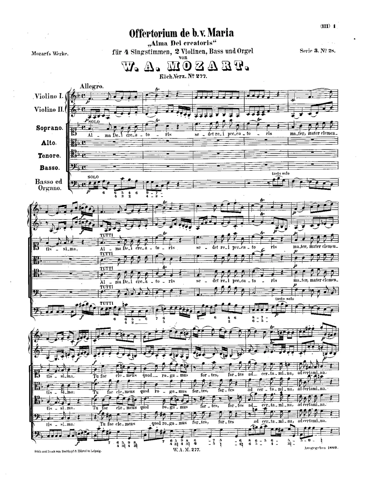 Alma Dei creatoris - Page 1