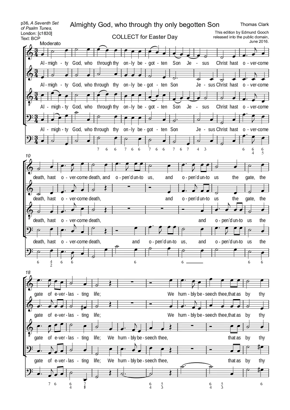 Almighty God, who through thy only begotten Son - Page 1