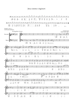 Jesu corona virginum