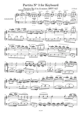 Partita in A minor BWV 827