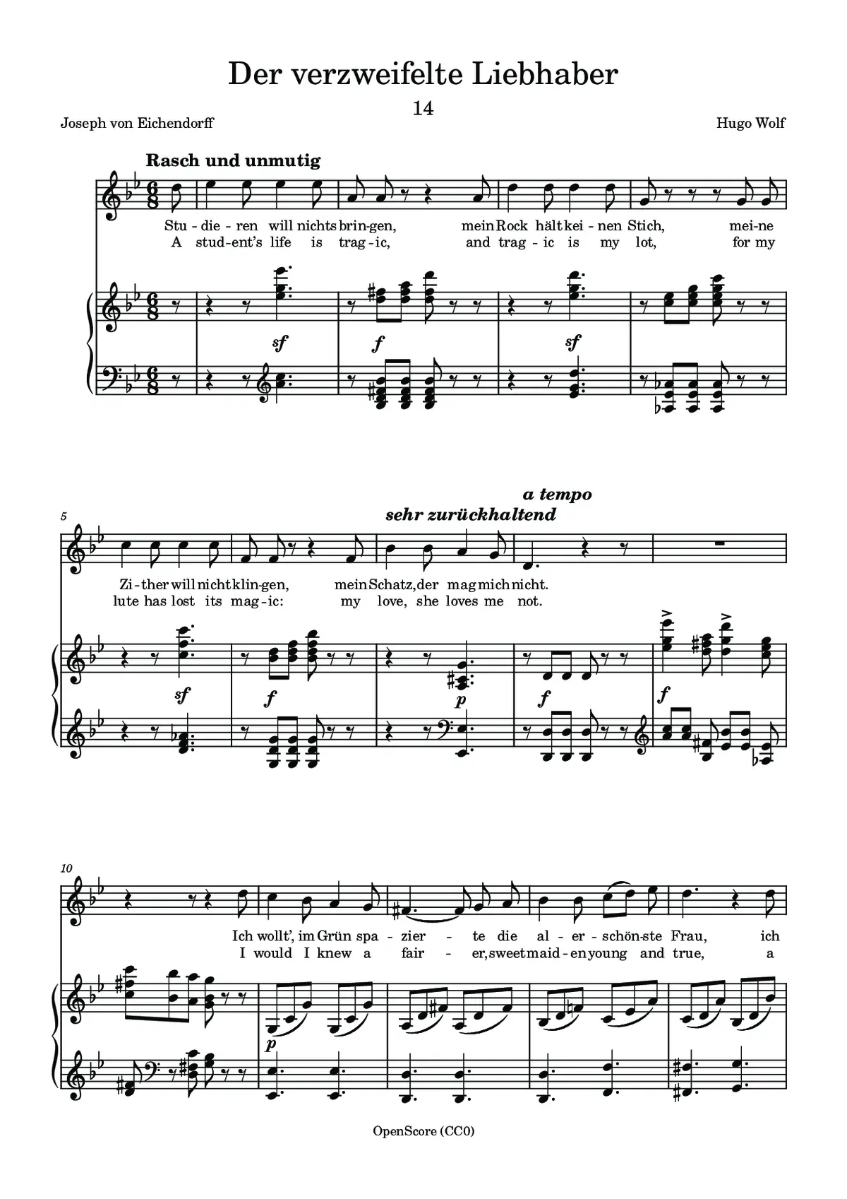Der verzweifelte Liebhaber - Page 1
