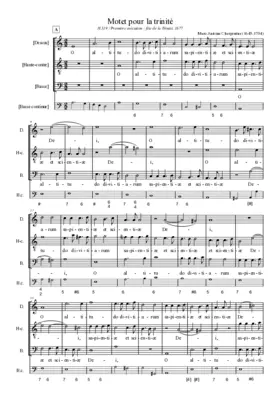 Motet pour la trinité H.319