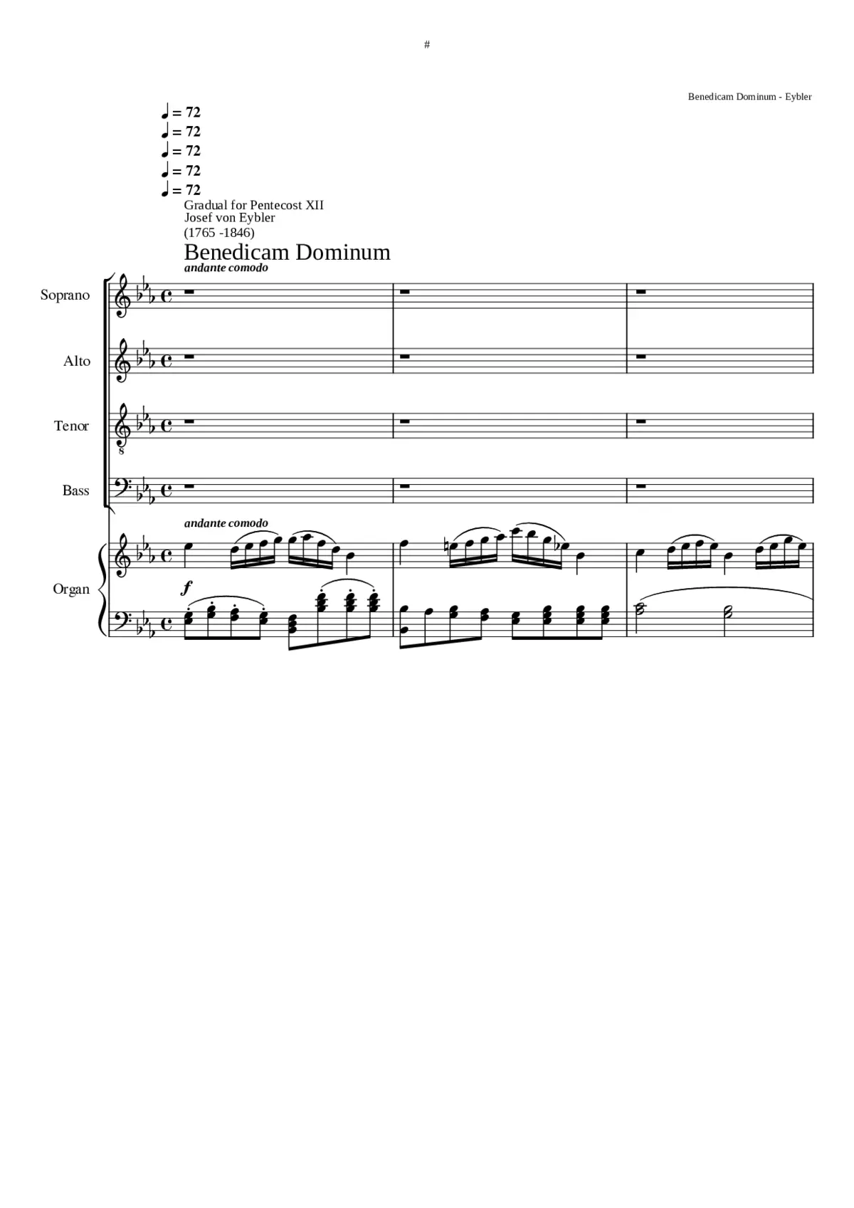Benedicam Dominum - Page 1
