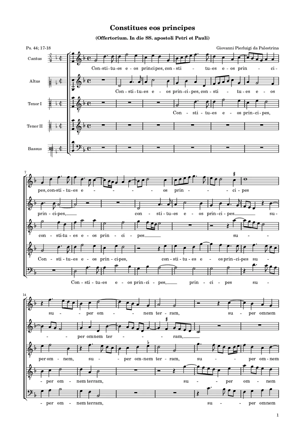 Constitues eos - Page 1