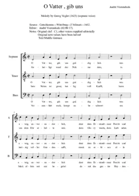 O Vatter gib uns gnädiglich