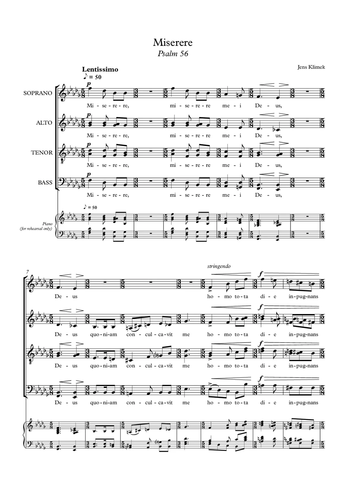 Miserere (Psalm 56) - Page 1