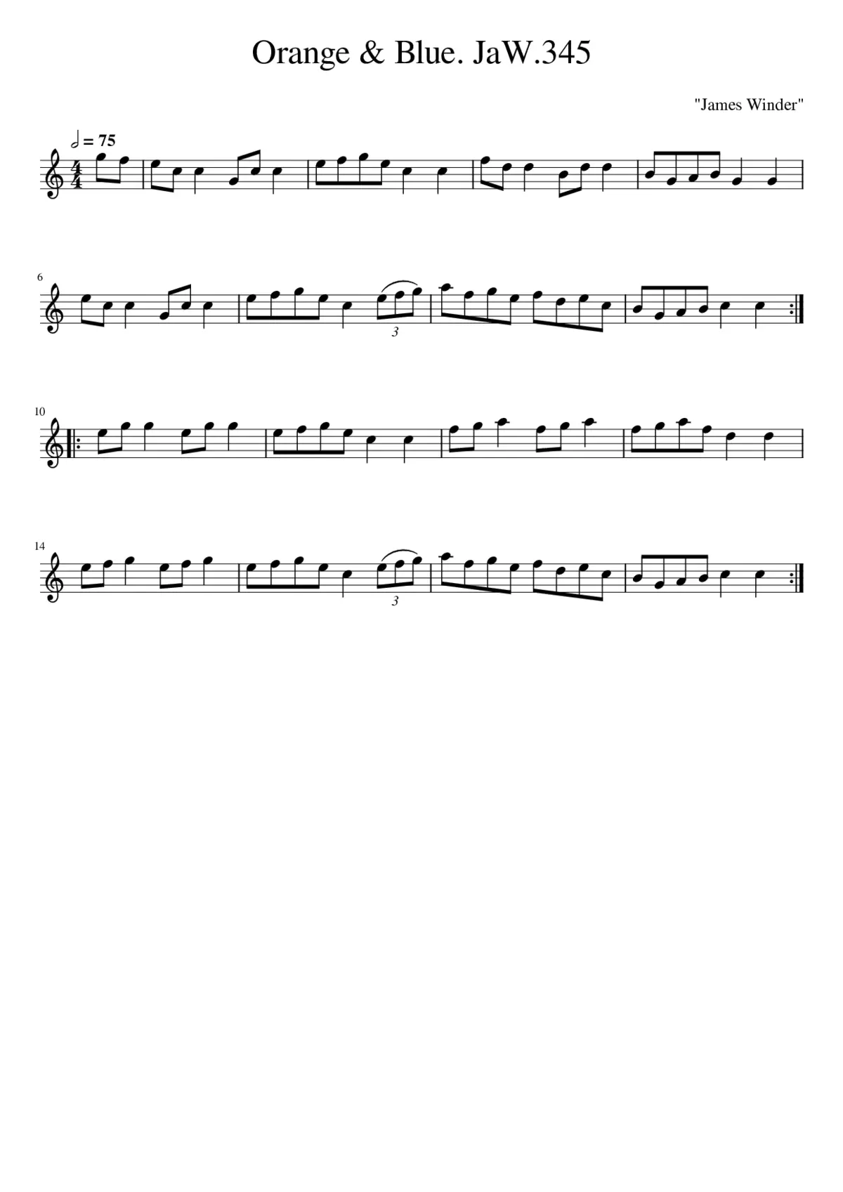 Orange & Blue. JaW.345 - Page 1