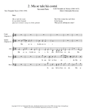 Ma se tale ha costei