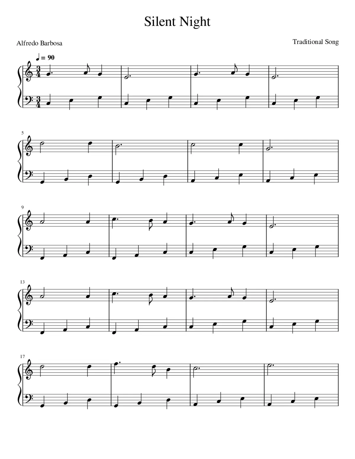 silent night - Page 1