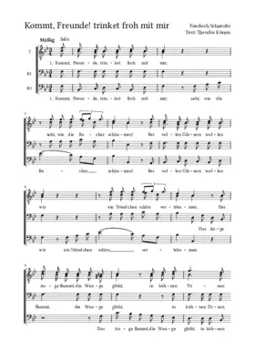 Kommt, Freunde! trinket froh mit mir