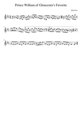 Prince William of Gloucester's Favorite