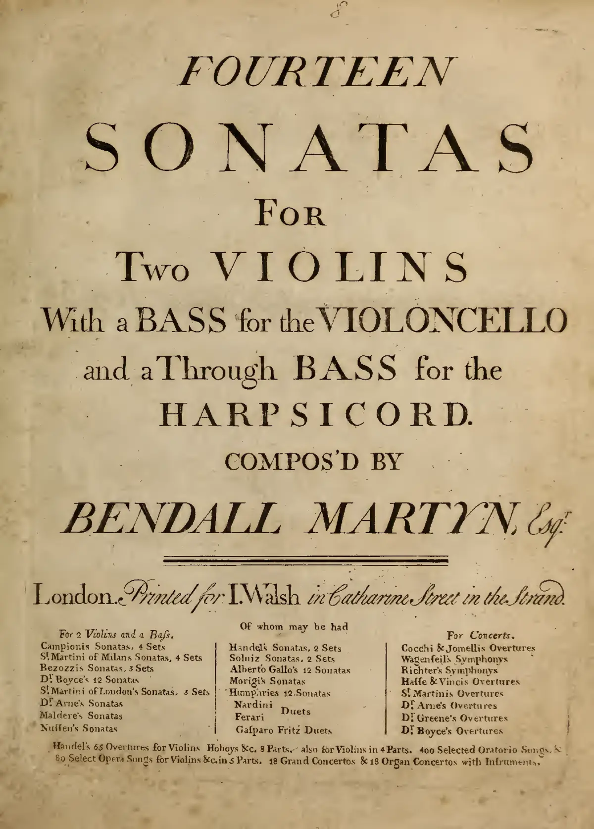 14 Trio Sonatas - Page 1