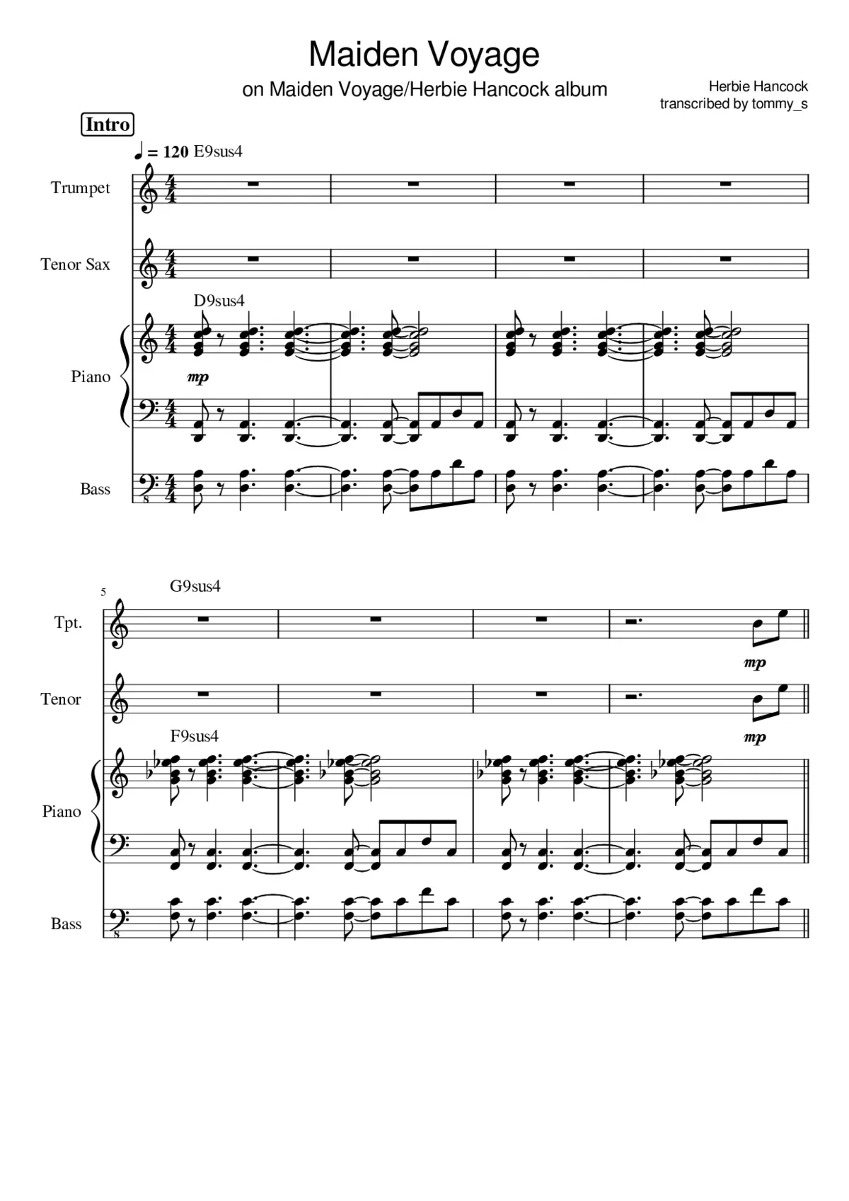 Maiden Voyage - Page 1