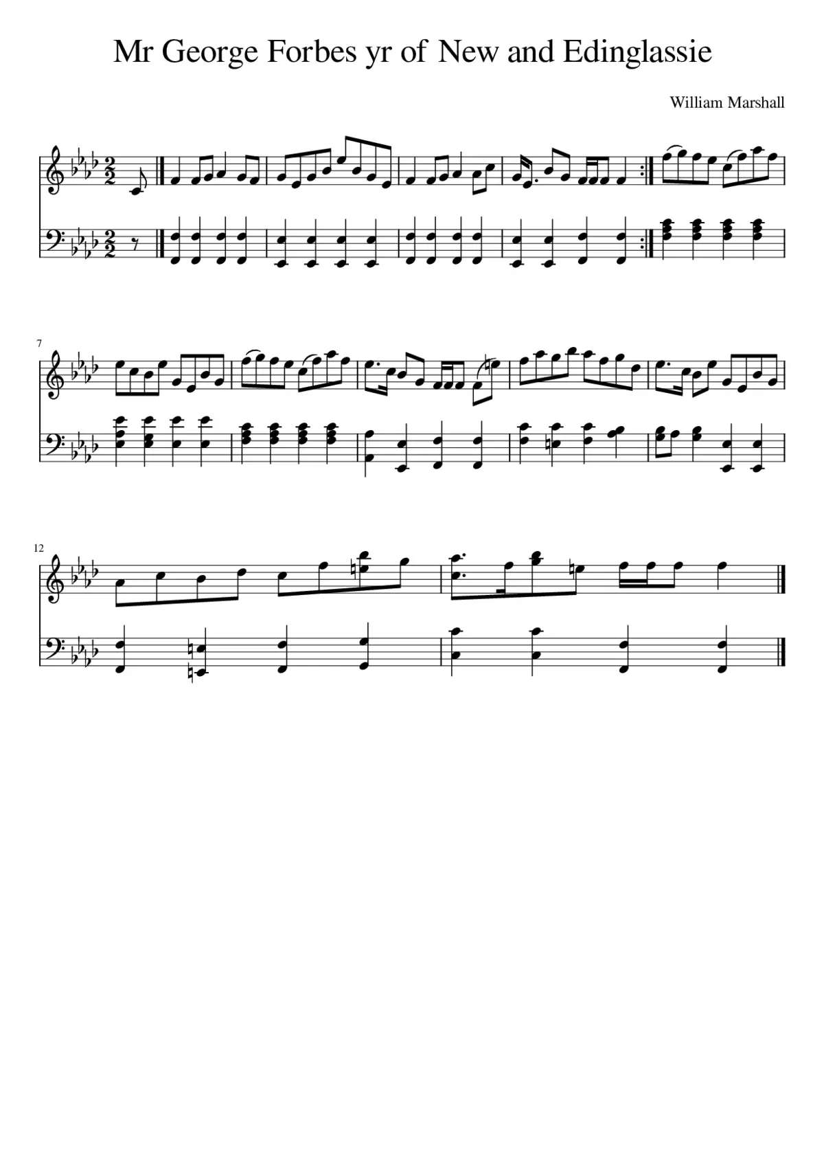 Mr George Forbes yr of New and Edinglassie - Page 1