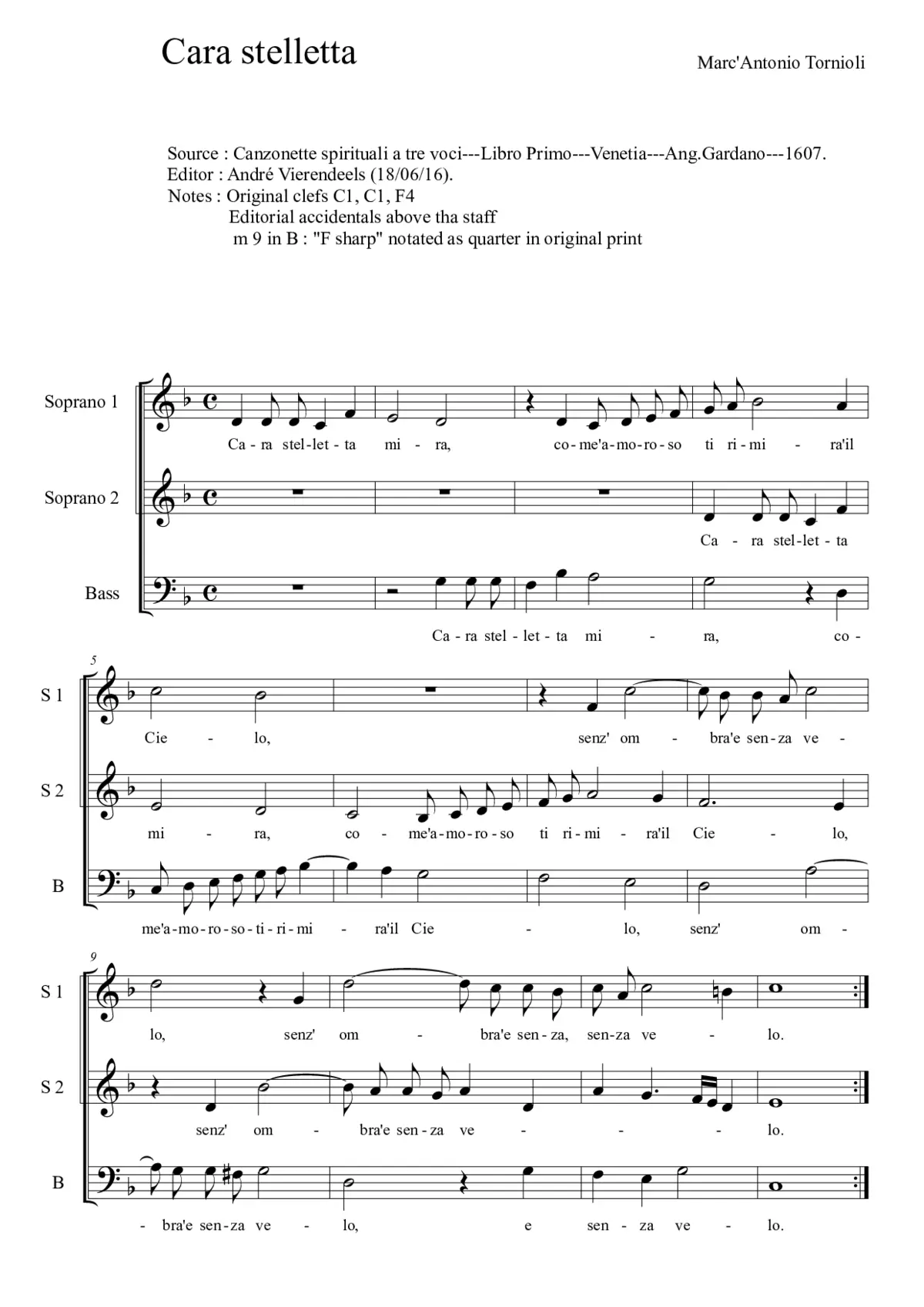 Cara stelleta - Page 1