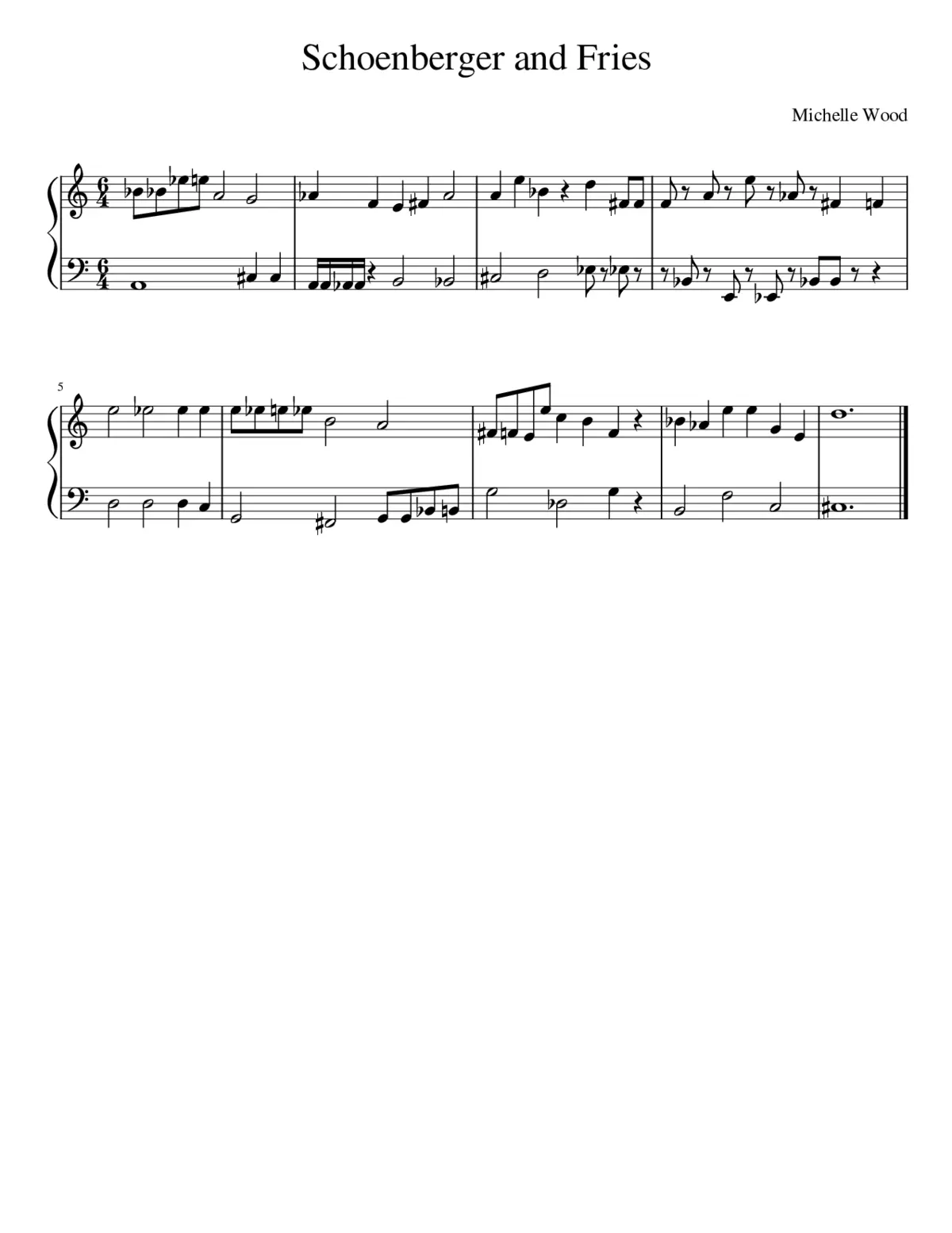 Schoenberger and Fries - Page 1