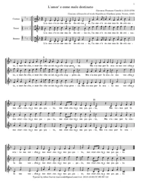 L'amor' e come male destinato