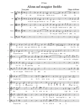 Alcun nel maggior freddo