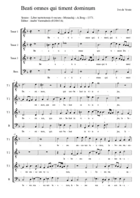 Beati omnes qui timent Dominum