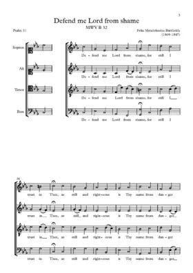 Defend me, Lord, from shame