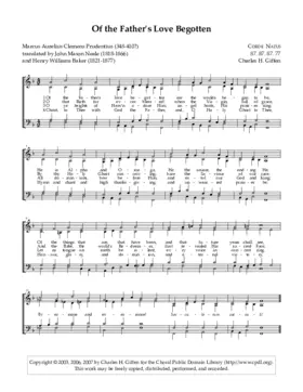 Of the Father's love begotten