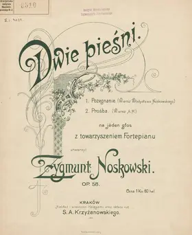 Dwie pieśni na jeden głos